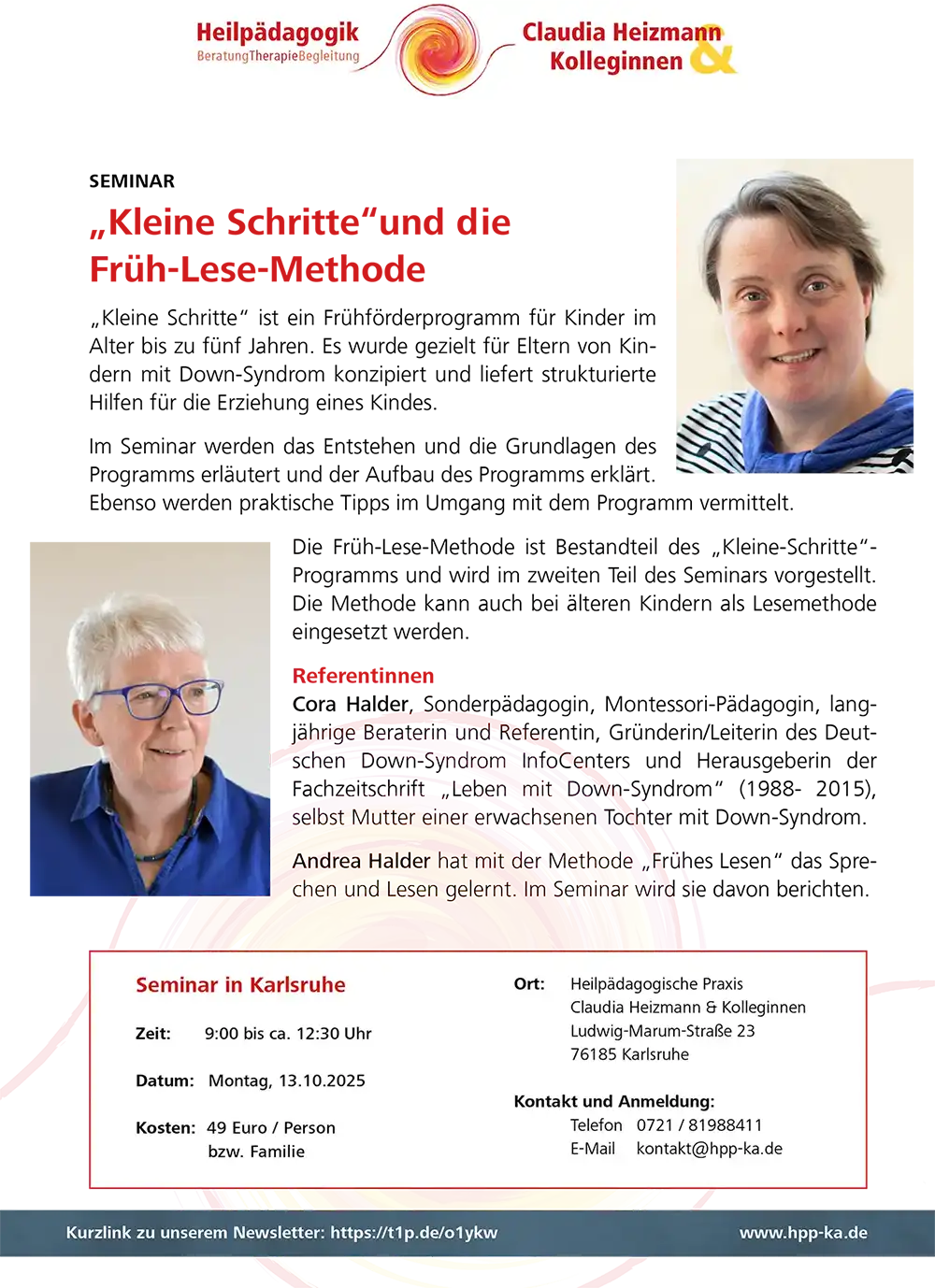 Flyer Kleine Schritte 2025